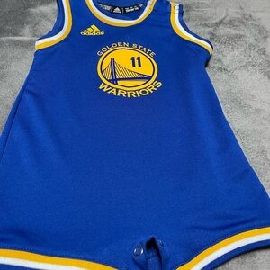 Adidas Golden State Warriors athletic onesie!   Klay Thimpson
